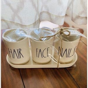 Rae Dunn makeup organizers